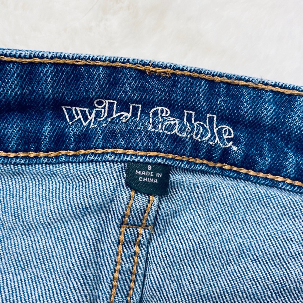 Wild Fable High Rise Ripped Mom Shorts - Picture 3 of 4